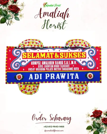 Papan Bunga Ucapan Selamat Prabu Dipo